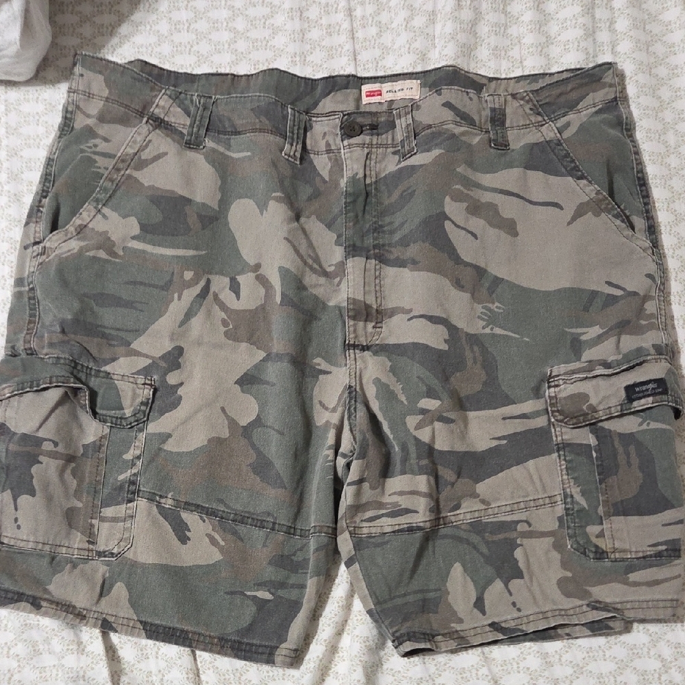 Levi's Men's Green and Gray Cargo Shorts - DXL